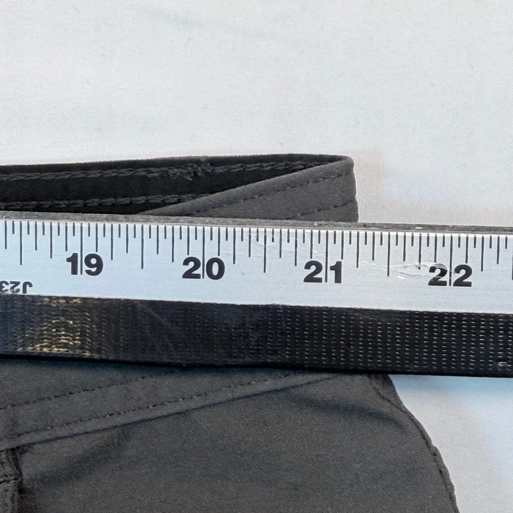 prAna Stretch‎ Zion Cargo Pants Mens 42x30 Gray Belted Hiking Outdoor Trail